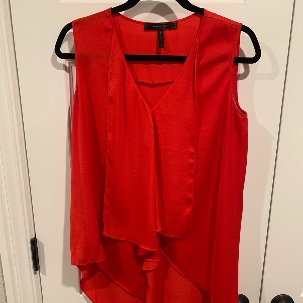 BCBG silky dressy tank